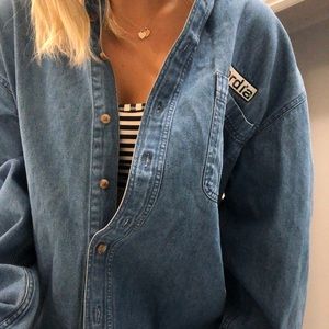 Oversized Jean Shirt